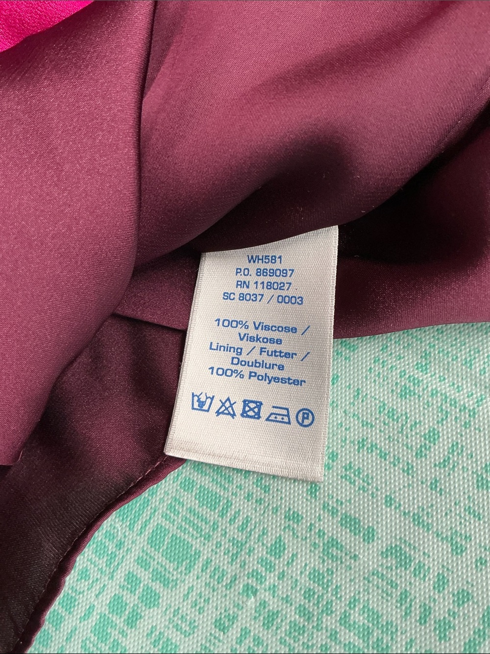 Boden Fuchsia Sleeveless Gathered Waist Dress. sz 4   #2216 - Picture 6 of 6